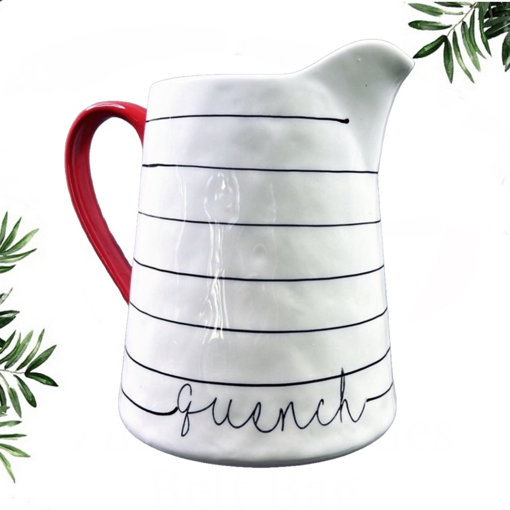 Blue Harbor Quench Striped Beverage‎ Organic Pitcher 64 Ounce